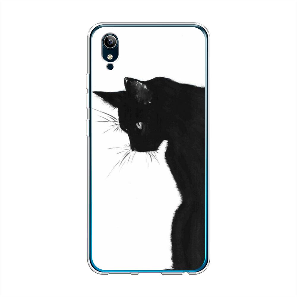 

Чехол Awog на Vivo Y91c "Black cat", Черный;белый, 262850-1