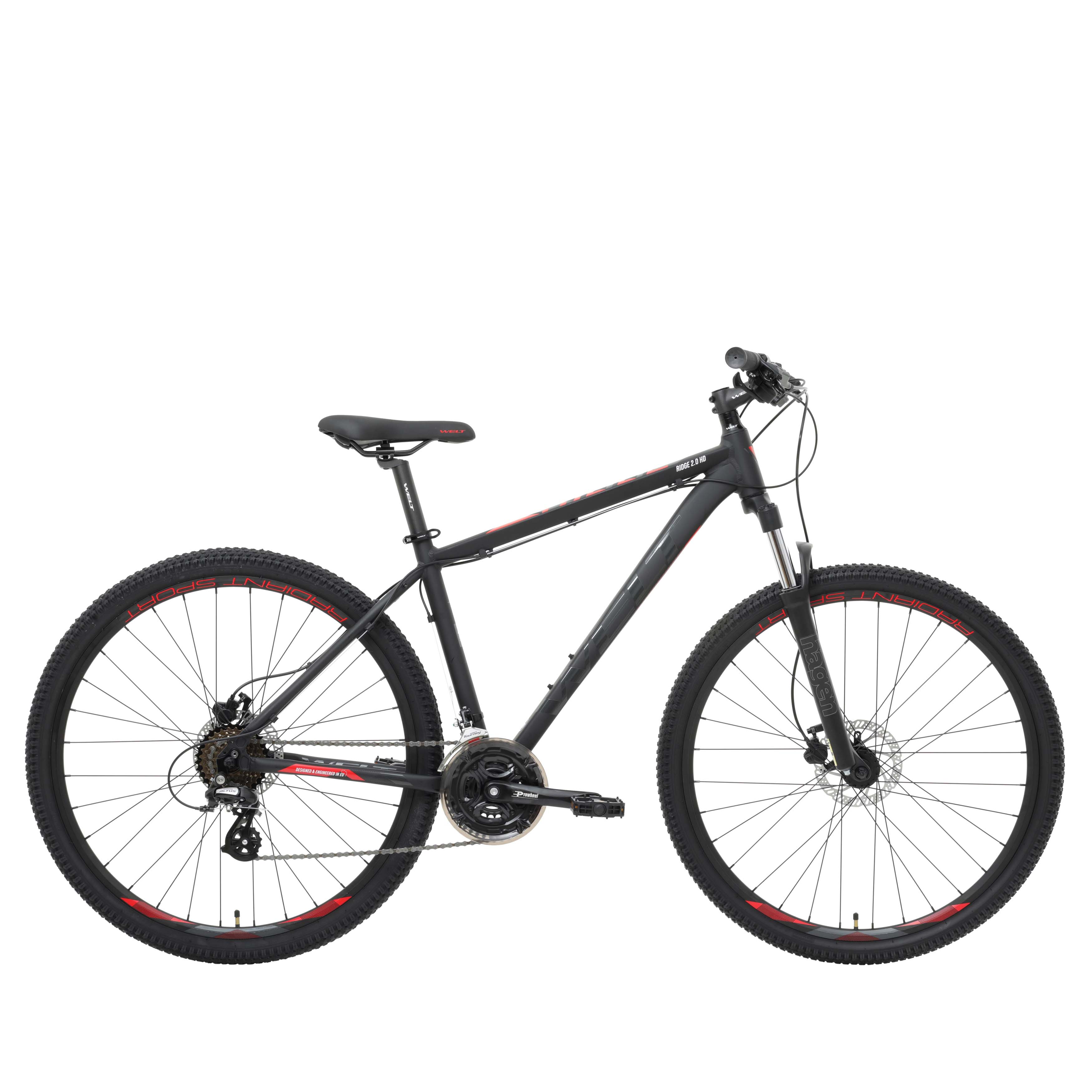 Велосипед Welt Ridge 2.0 Hd 29 2024 Matt Black (Дюйм:22) 2024