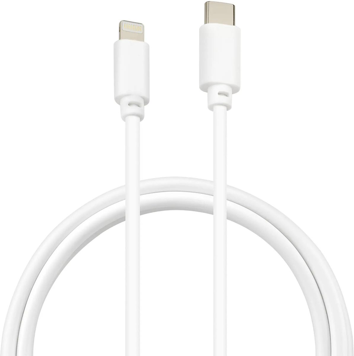 

Кабель Buro Type-C - Lightning, 3 А, 1 м, белый