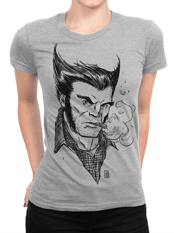 

Футболка женская Dream Shirts Росомаха - Люди Икс Женская 50008931 серая XL, Росомаха - Люди Икс Женская 50008931