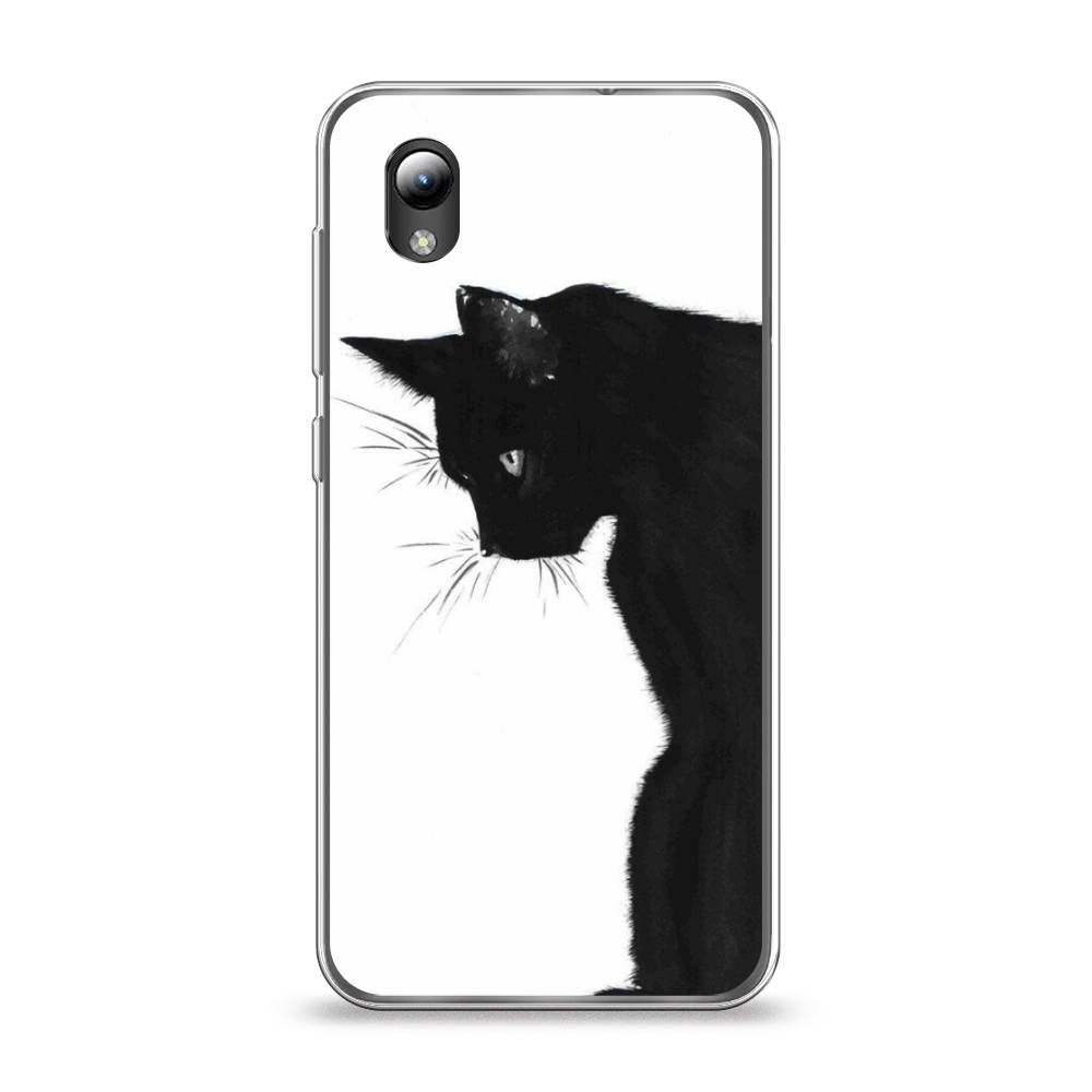 

Чехол Awog на ZTE Blade L8 / ЗТЕ Блэйд L8 "Black cat", Черный;белый, 132850-1