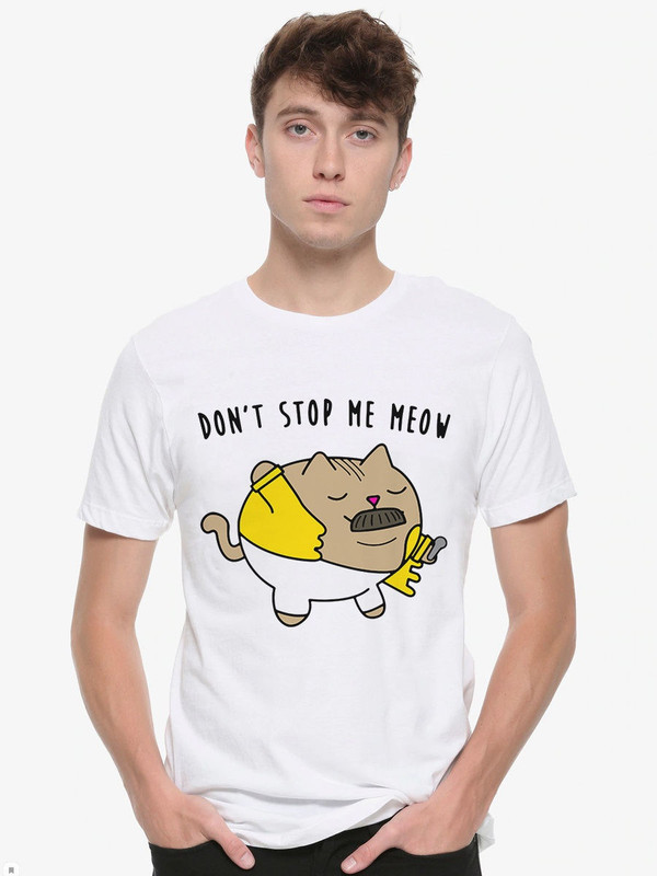 

Футболка мужская Dream Shirts Котик Меркьюри белая L, Белый, Котик Меркьюри
