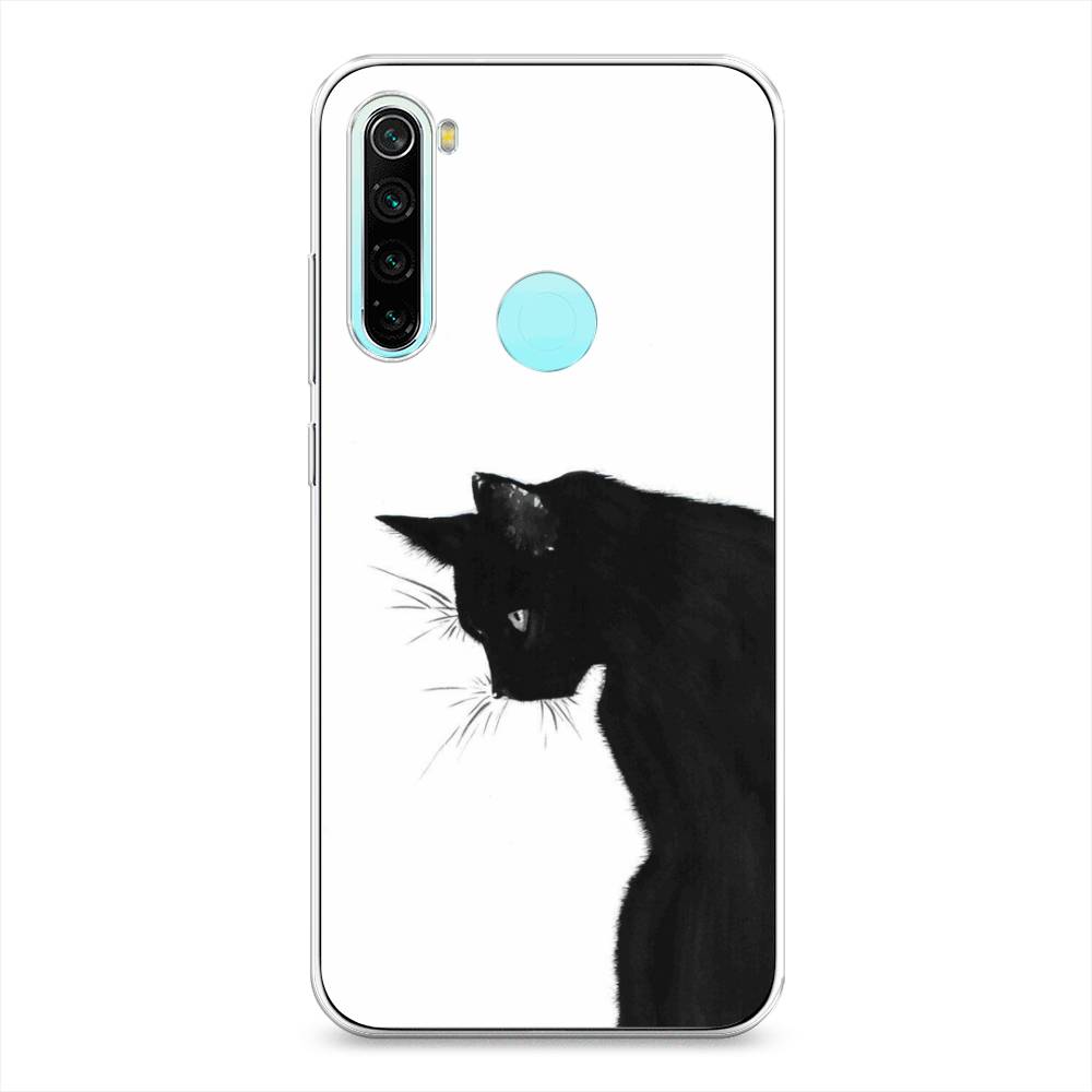 

Чехол Awog на Xiaomi Redmi Note 8 "Black cat", Черный;белый, 36550-1