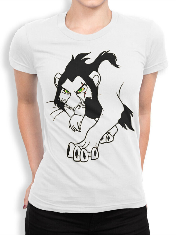 

Футболка женская Dream Shirts Шрам - Король Лев Женская 50008951 белая XS, Шрам - Король Лев Женская 50008951