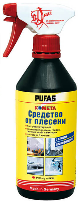 

PUFAS N145 Kometa cредство от плесени (1л) Schimmel-Spray, Прозрачный