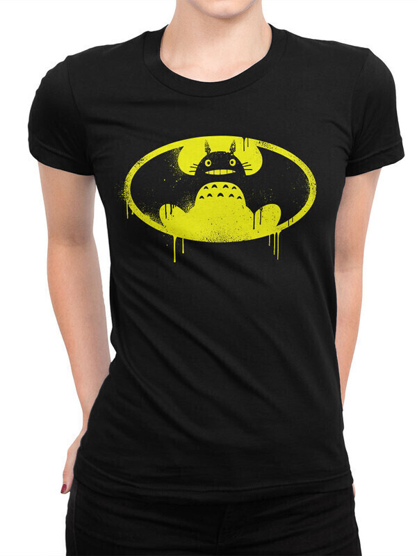 

Футболка женская Dream Shirts Тоторо Студия Гибли Женская 50008991 черная 2XL, Тоторо Студия Гибли Женская 50008991