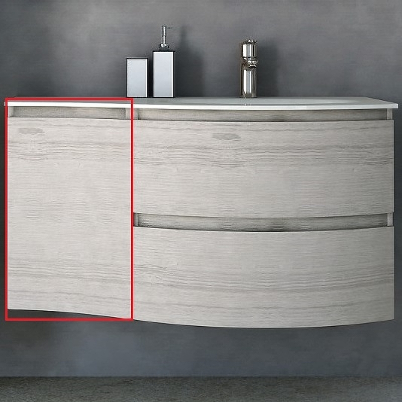

Тумба Cezares Vague 34 L 54849 подвесная Rovere sbiancato, Бежевый