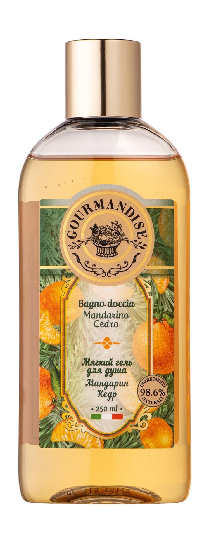 фото Мягкий гель для душа gourmandise bagno doccia mandarino cedro, 250 мл