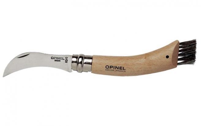 Грибной нож Opinel Nature №08, коричневый