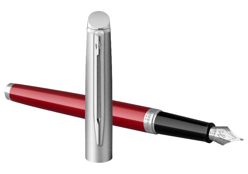 

Перьевая ручка Waterman Hemisphere Entry Point Stainless Steel with Red Lacquer в подарочн, 2146623