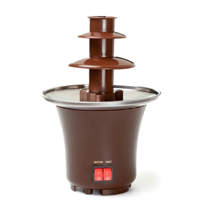 Шоколадный фонтан Chocolate Fondue Fountain Mini чайник сталь эмалированное покрытие 3 л с декором ручка металлическая керченский металлургический завод ное печенье белый 42104 122 6 у4