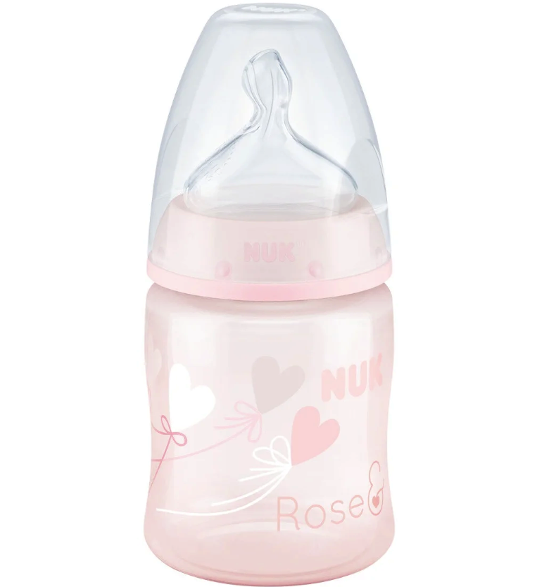 

Бутылочка NUK FС+ Baby Rose Шарик 150 мл с индикатором температуры с соской из силикона с