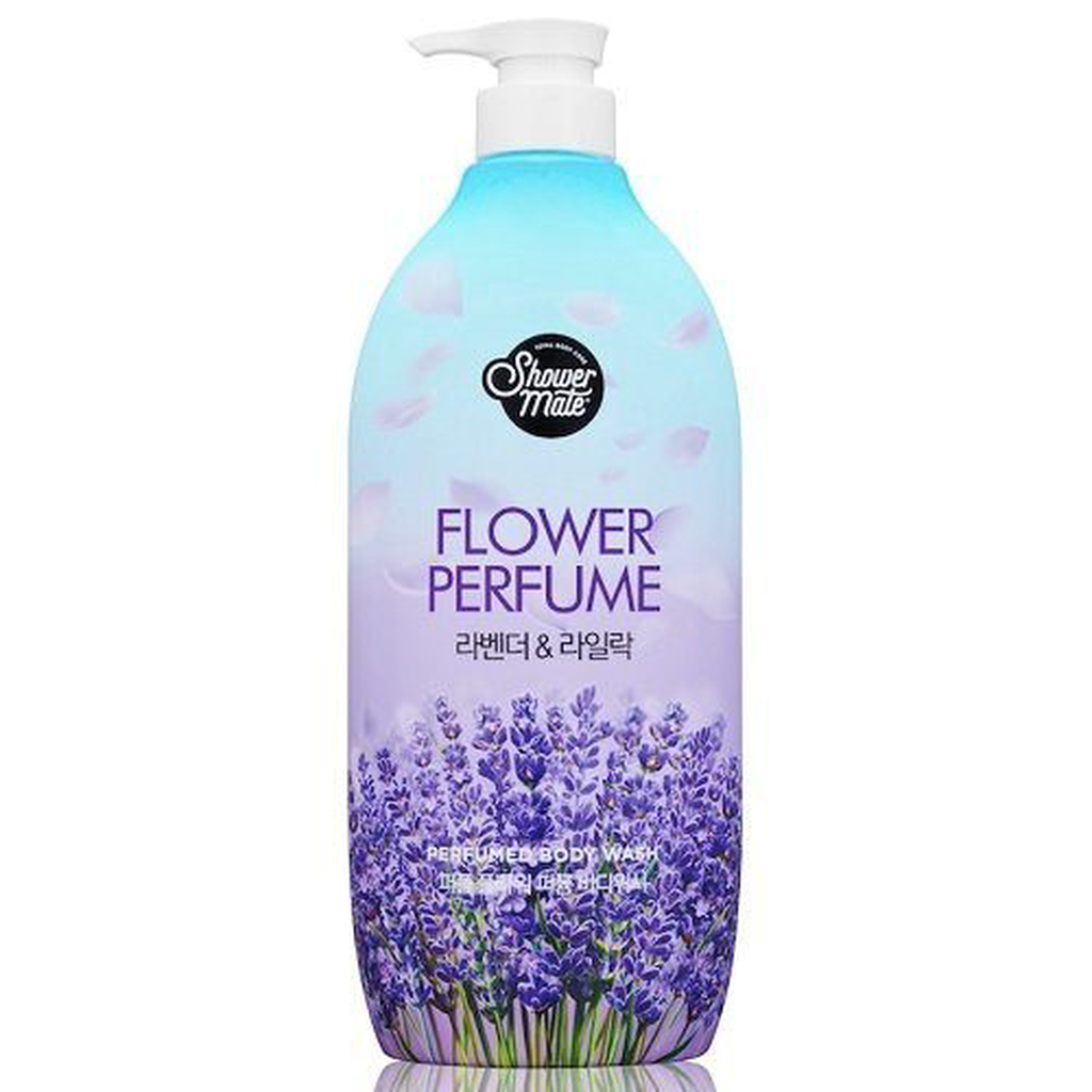 фото Гель для душа shower mate flower perfume purple flower лаванда 900мл