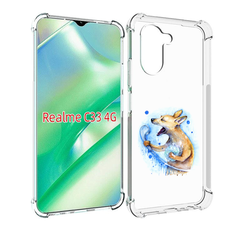 

Чехол MyPads пение в душе для Realme C33 4G, Прозрачный, Tocco