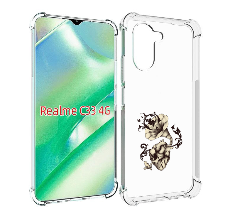 

Чехол MyPads Граммофон для Realme C33 4G, Прозрачный, Tocco