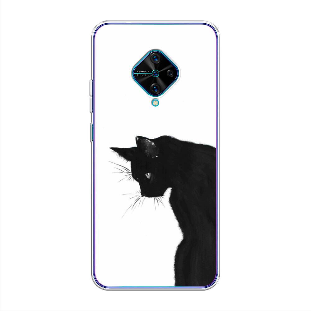 

Чехол Awog на Vivo V17 "Black cat", Черный;белый, 261550-1