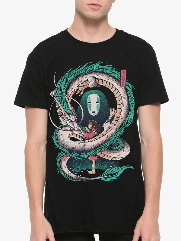 фото Футболка мужская унесенные призраками dream shirts черная 2xl