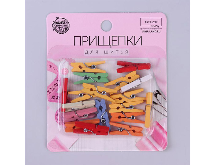 

Айрис Прищепки для шитья МИКС, 18 штук, 137882, Разноцветный
