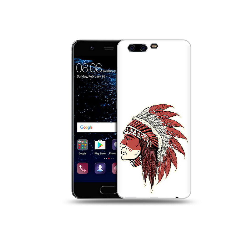 

Чехол MyPads Tocco для Huawei P10 красный индеец (PT60870.50.411), Прозрачный, Tocco
