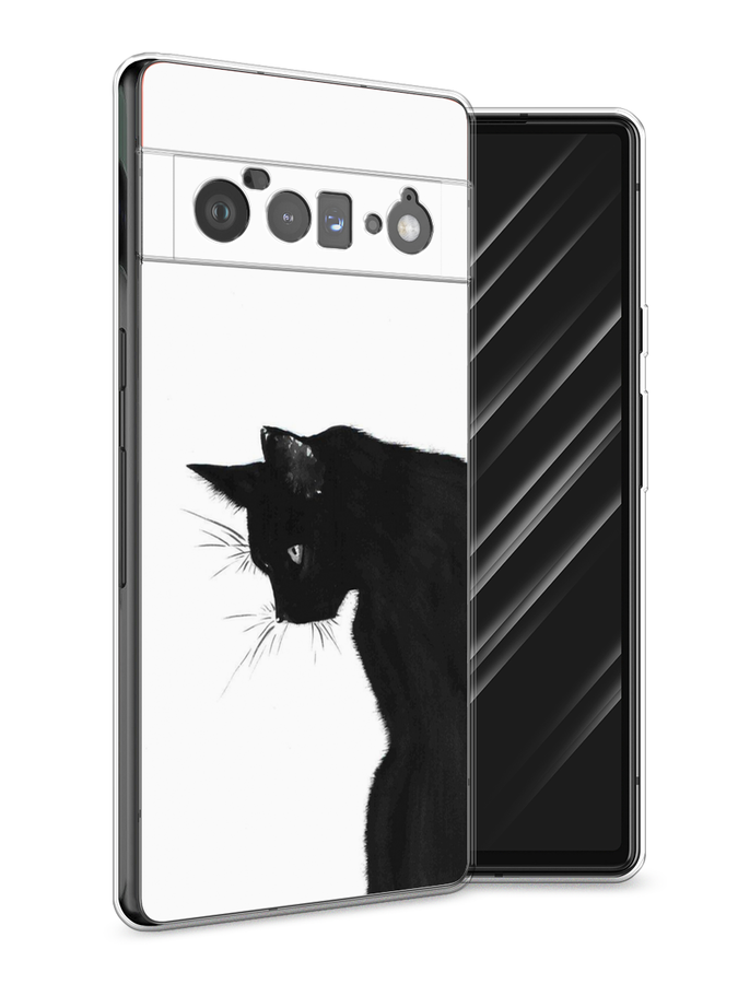 

Чехол Awog на Google Pixel 6 Pro "Black cat", Черный;белый, 270950-1