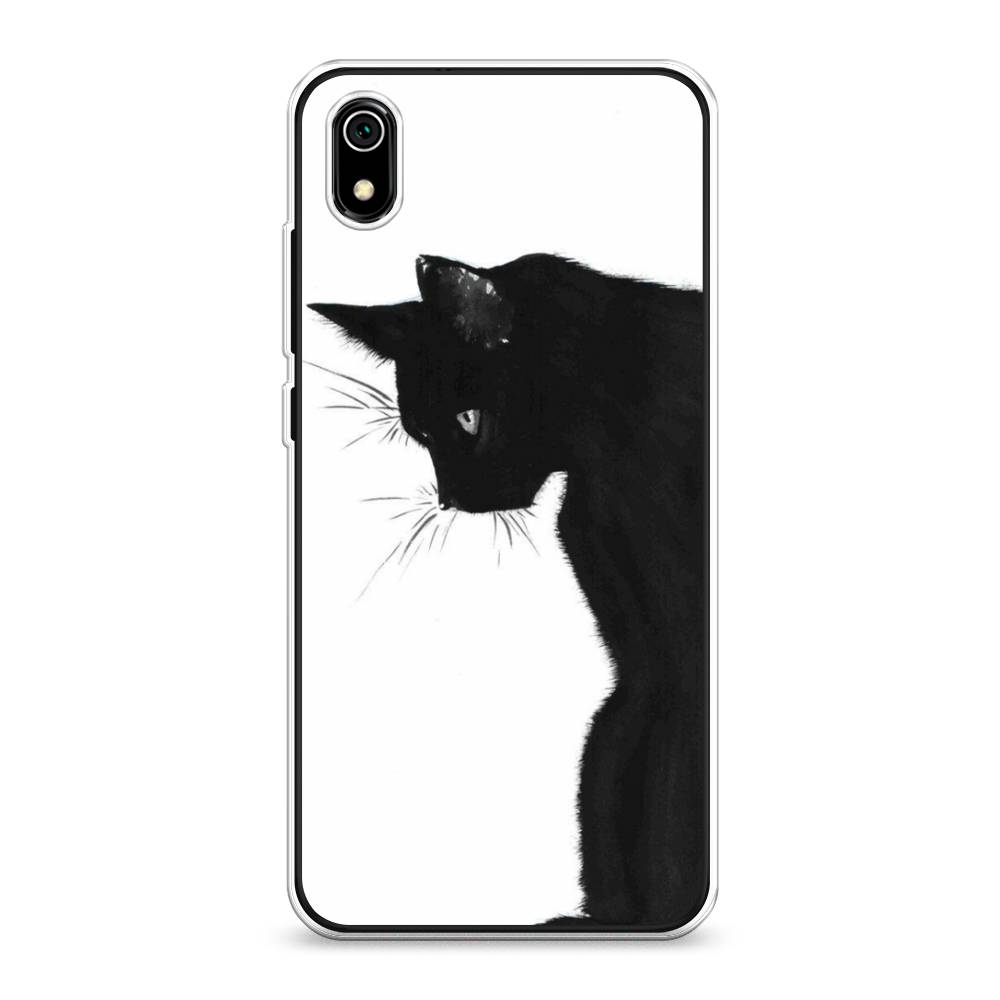 

Чехол Awog на Xiaomi Redmi 7A "Black cat", Черный;белый, 35450-1