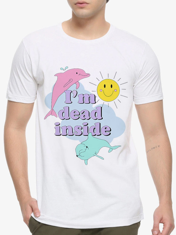 

Футболка мужская Dream Shirts Я Мёртв Внутри белая S, Белый, Я Мёртв Внутри