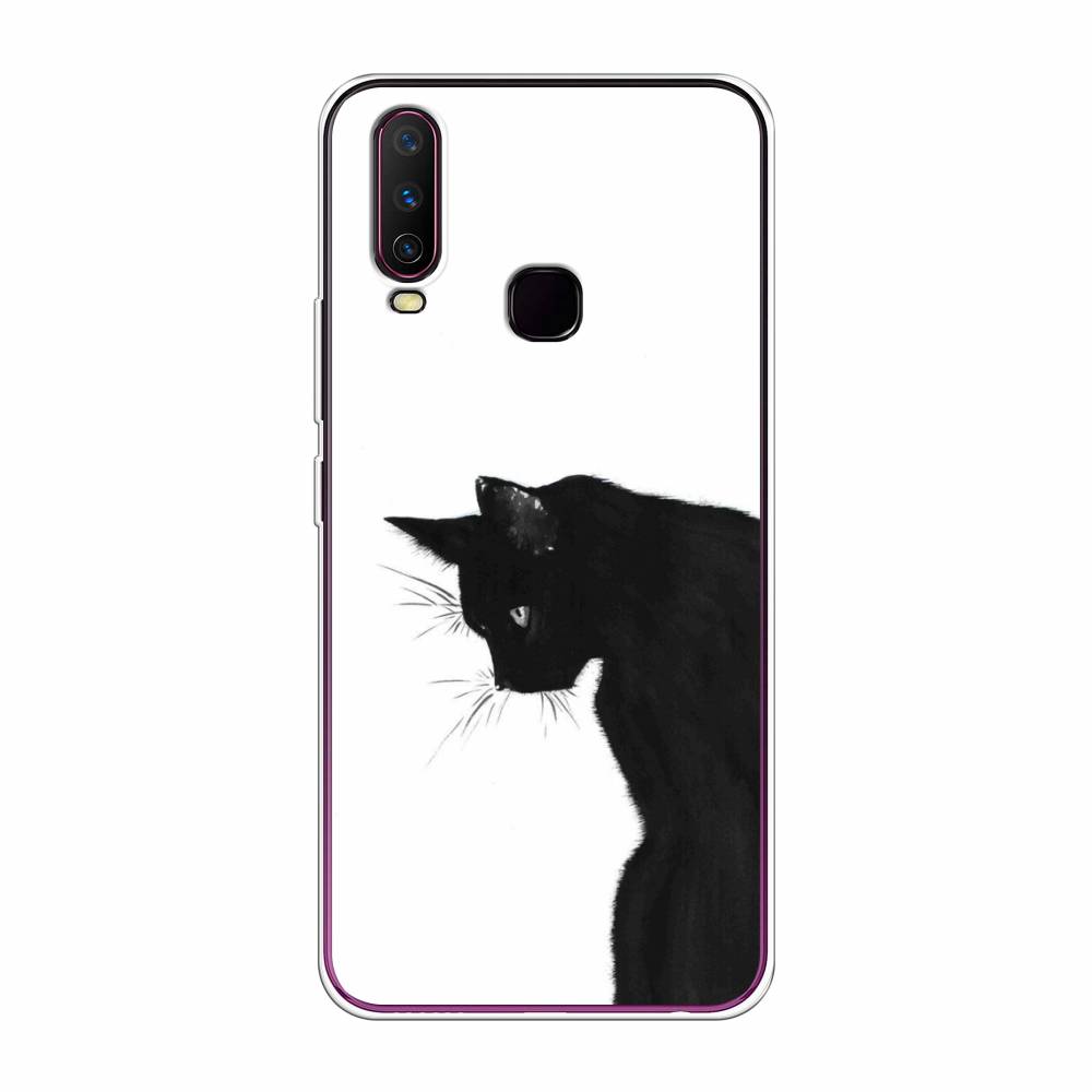 

Чехол Awog на Vivo Y17 "Black cat", Черный;белый, 261750-1