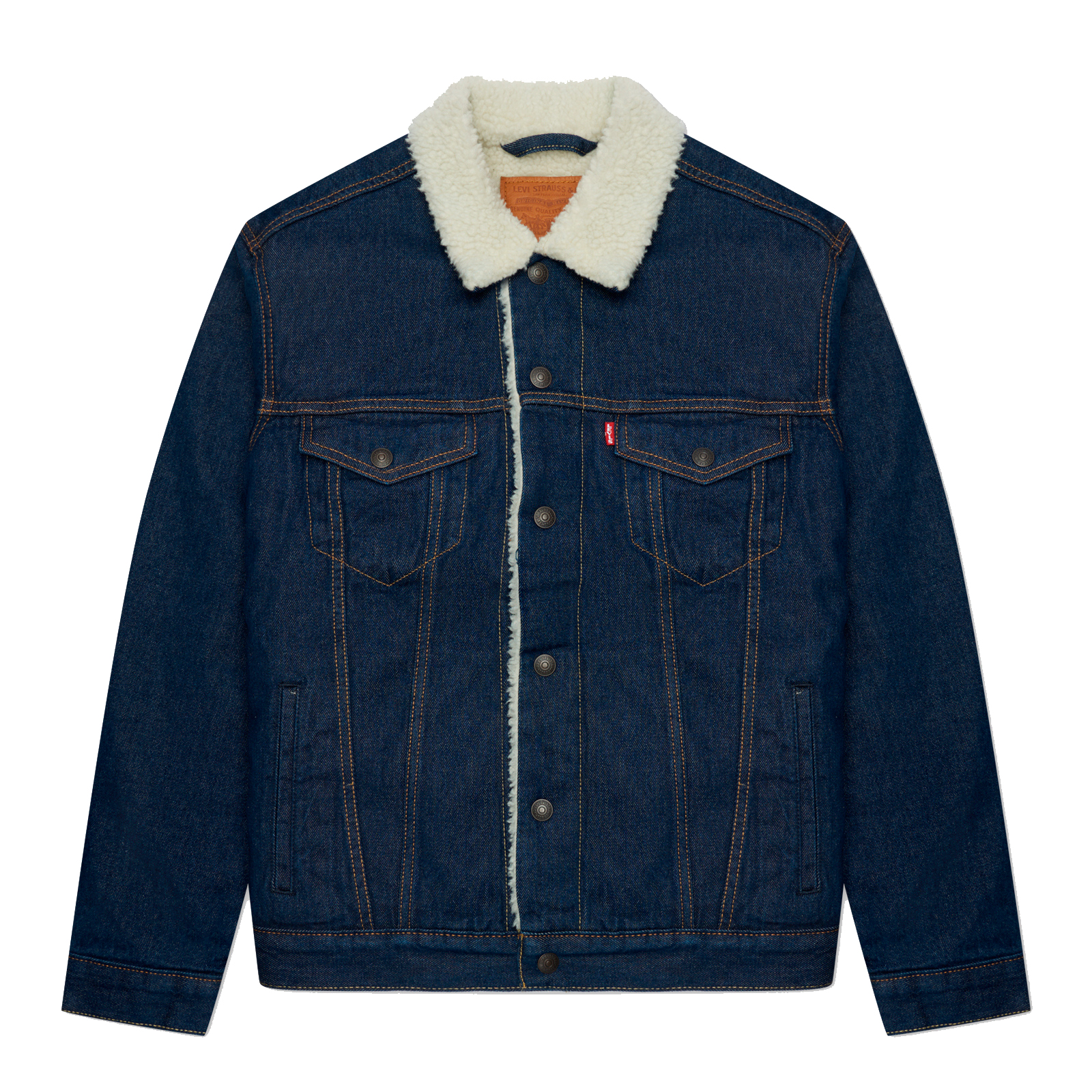 фото Куртка джинсовая мужская levi's the sherpa type iii trucker jacket / s