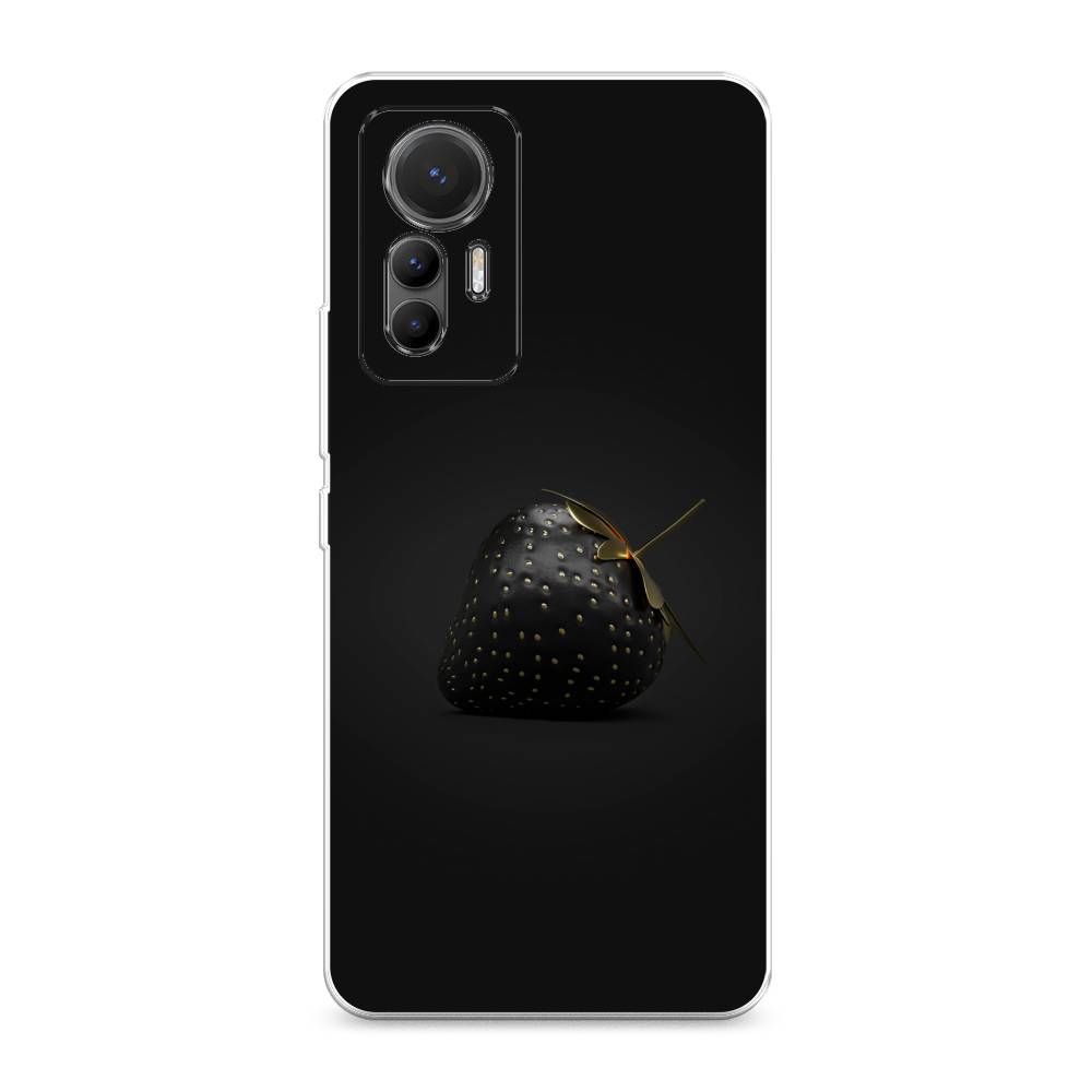 

Чехол Awog на Xiaomi 12 Lite "Черная клубника", Разноцветный, 315050-10
