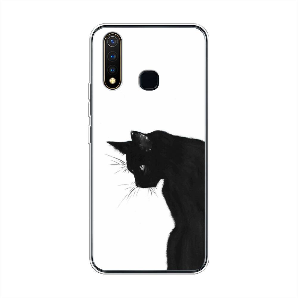 

Чехол Awog на Vivo Y19 "Black cat", Черный;белый, 261950-1