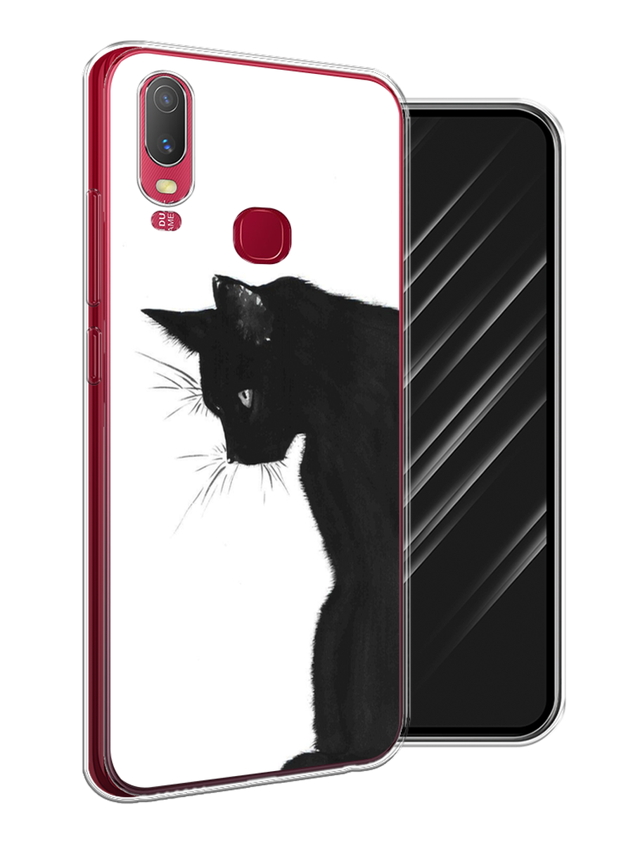 

Чехол Awog на Vivo Y11 "Black cat", Черный;белый, 261650-1