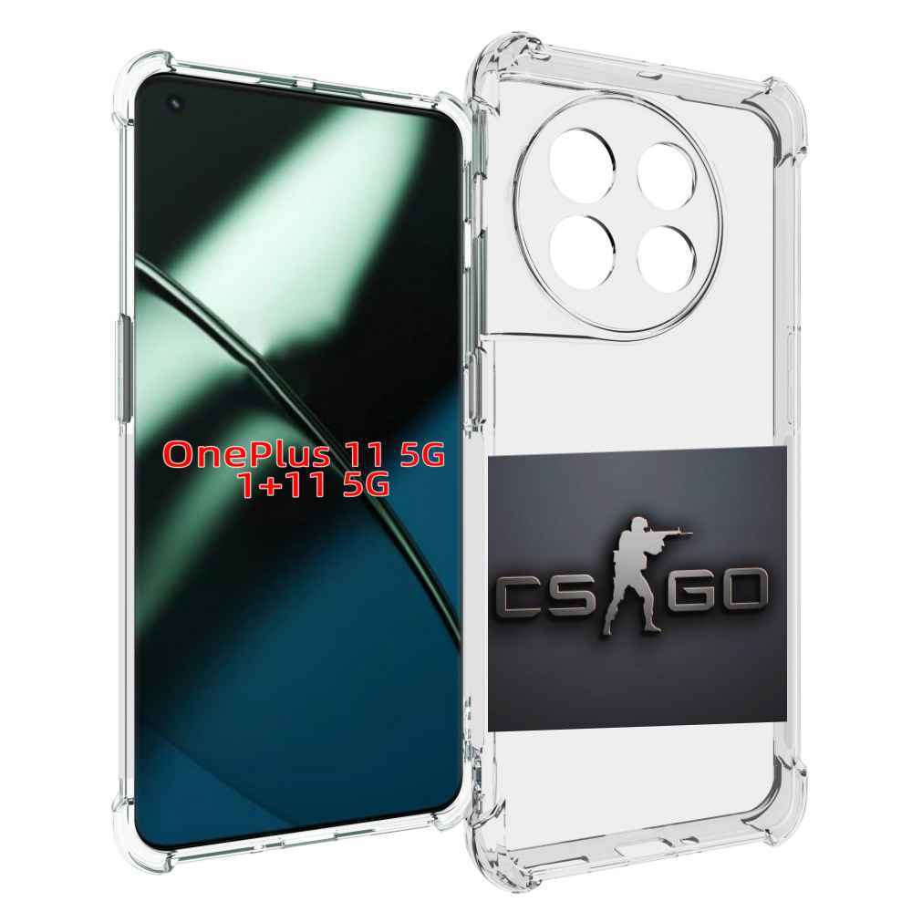 

Чехол MyPads CS go логотип мужской для OnePlus 11, Прозрачный, Tocco