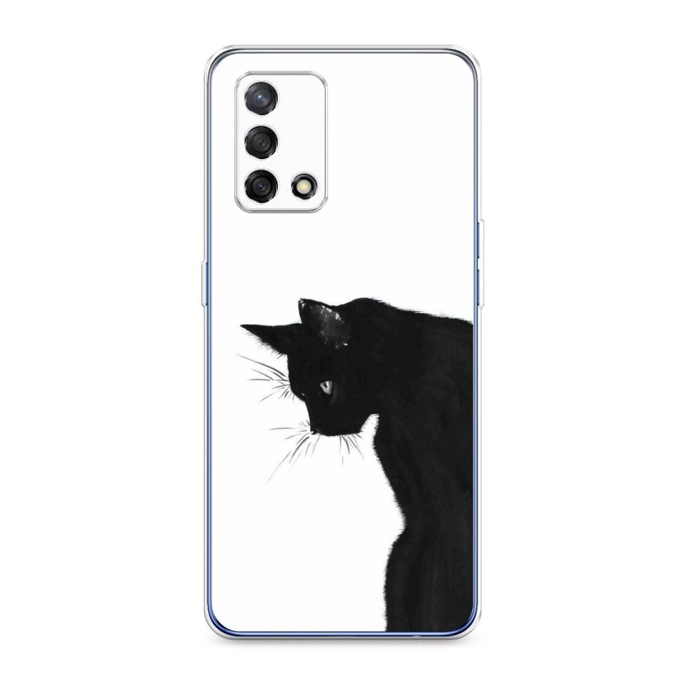 

Чехол Awog на Oppo A74 "Black cat", Черный;белый, 256050-1