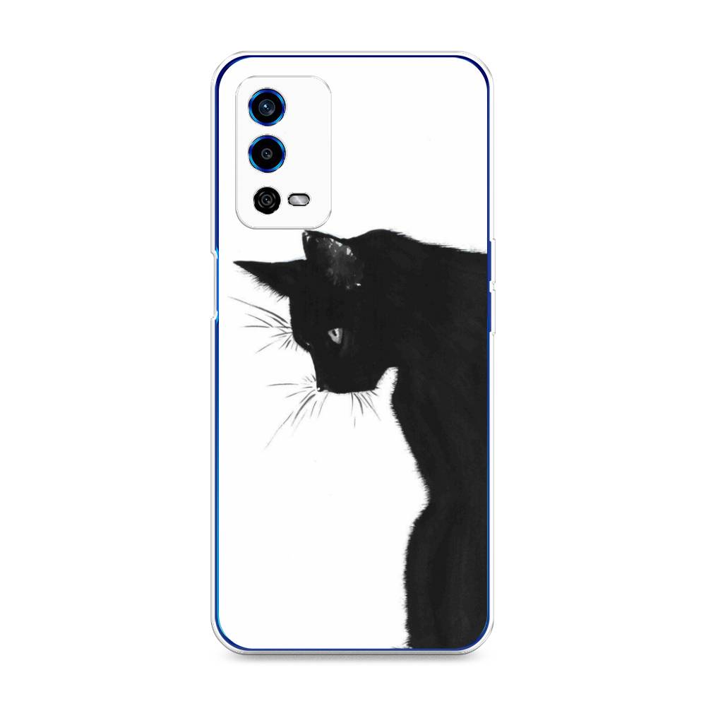 

Чехол Awog на Oppo A55 4G "Black cat", Черный;белый, 259150-1