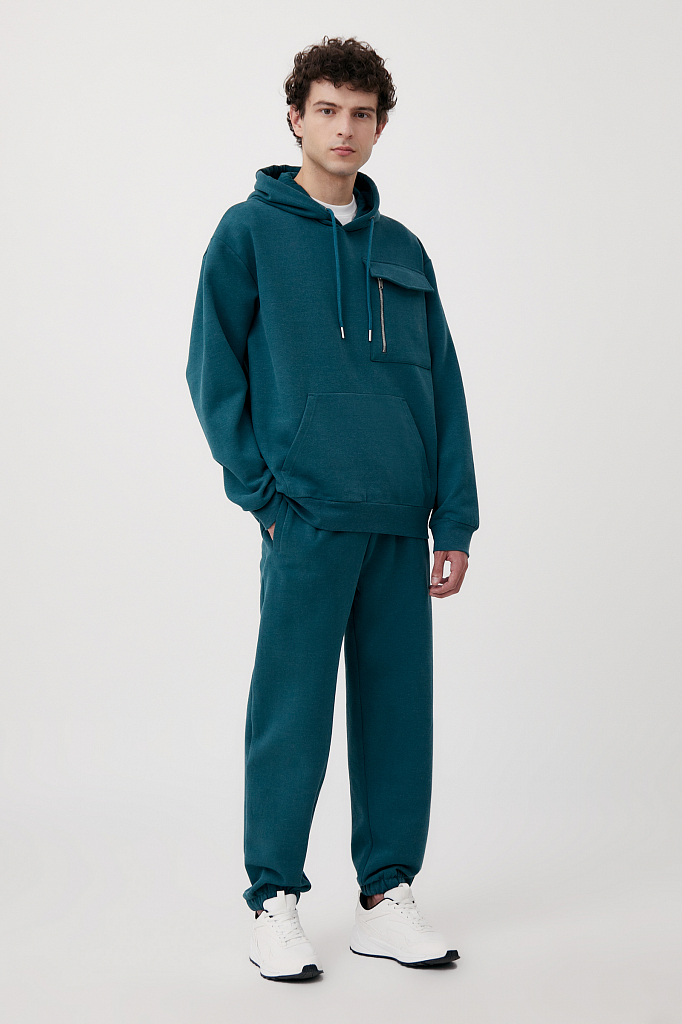 

Спортивные брюки мужские Finn Flare FAB21062 бирюзовые 3XL, FAB21062