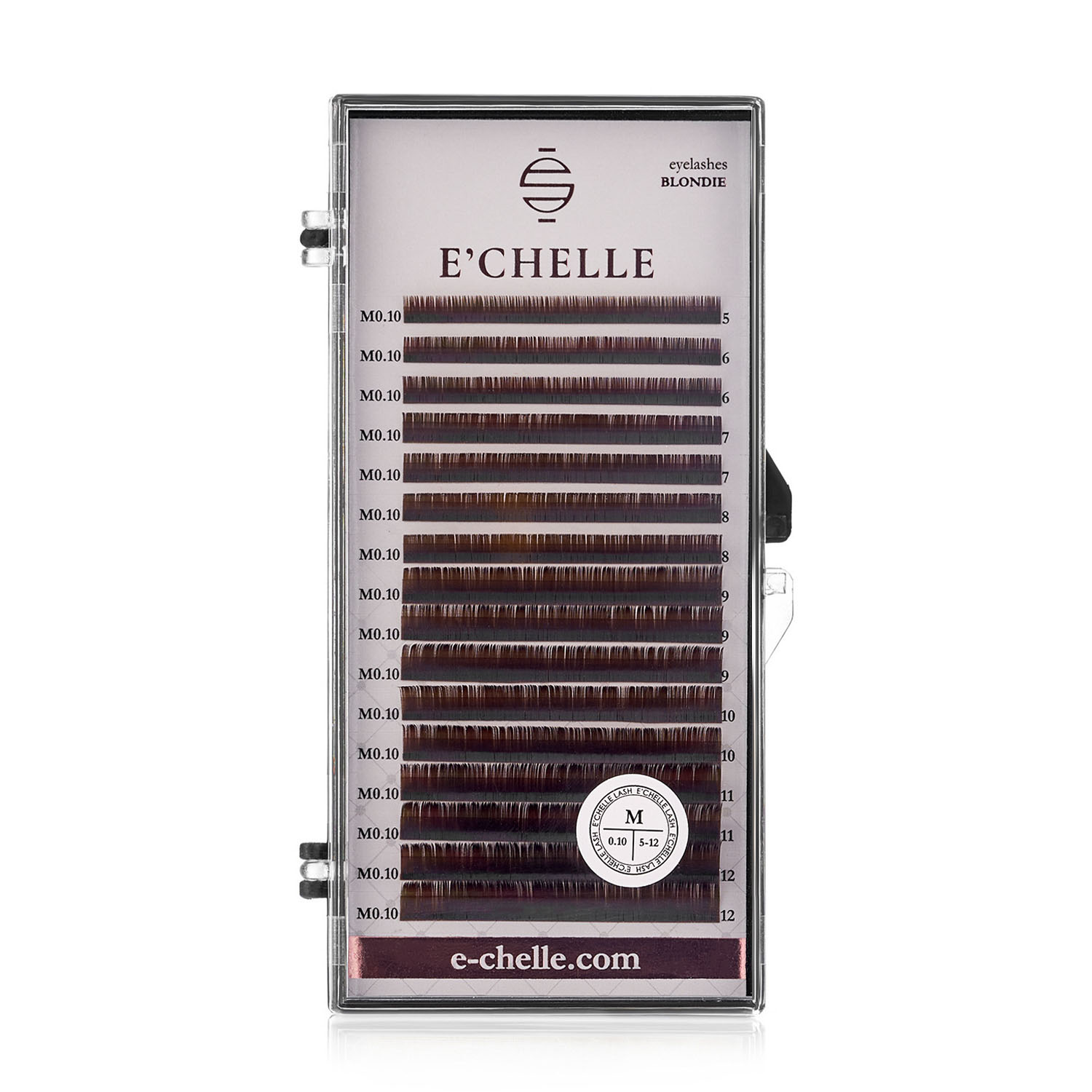 

Ресницы E'CHELLE BLONDIE, микс, 16 лент, D, 0,07, 6-13мм, Коричневый, микс, 16 лент, D, 0,07, 6-13мм
