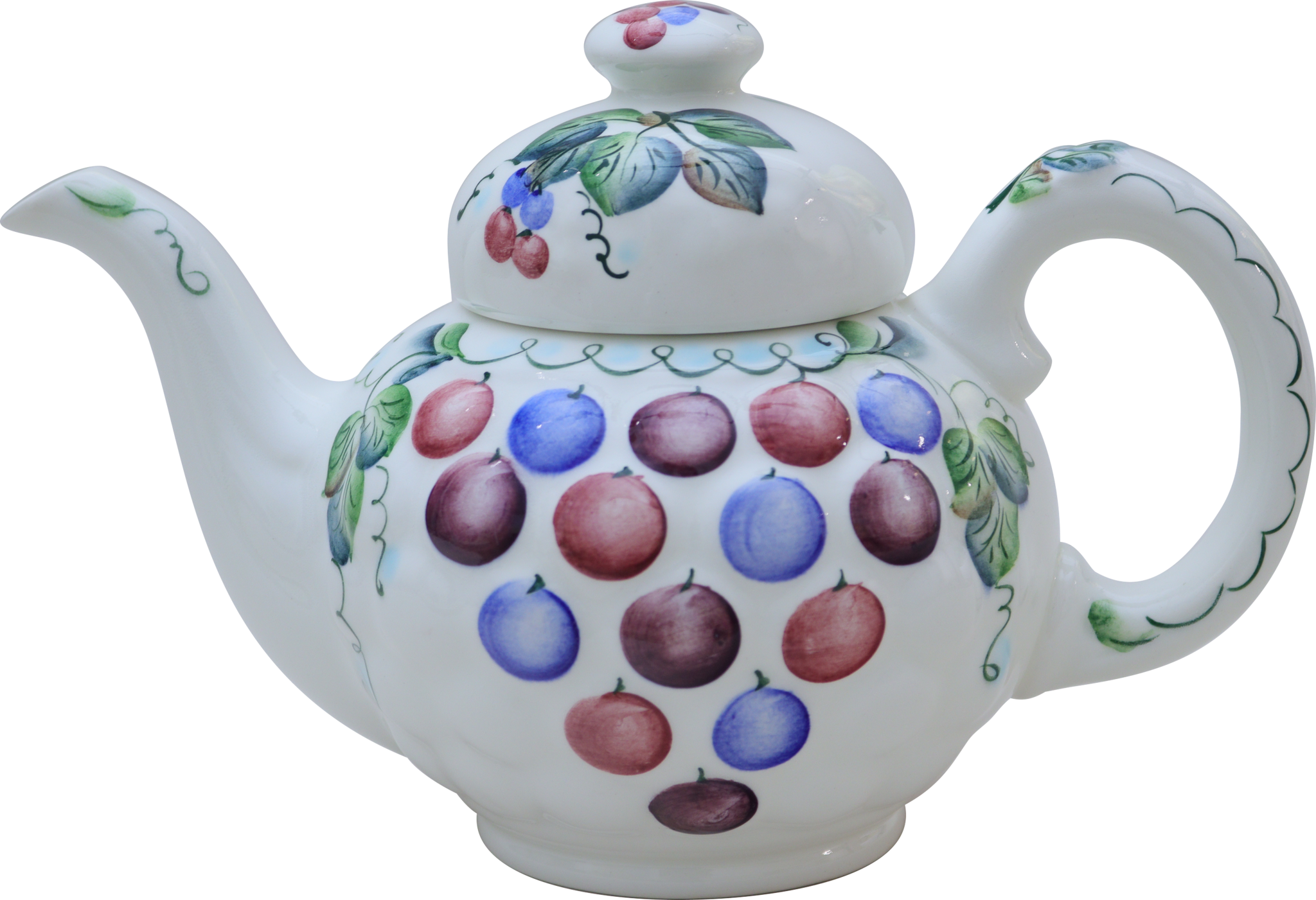 

Чайник заварочный "Виноград", 1,2 л., ручная роспись, керамика