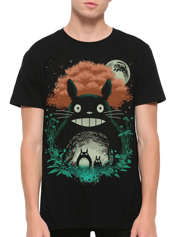 

Футболка мужская Dream Shirts Тоторо черная S, Черный, Тоторо