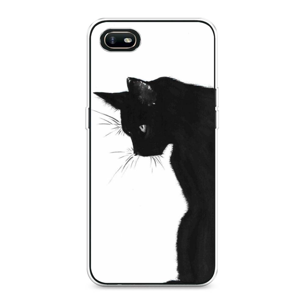 

Чехол Awog на Oppo A1k "Black cat", Черный;белый, 252150-1