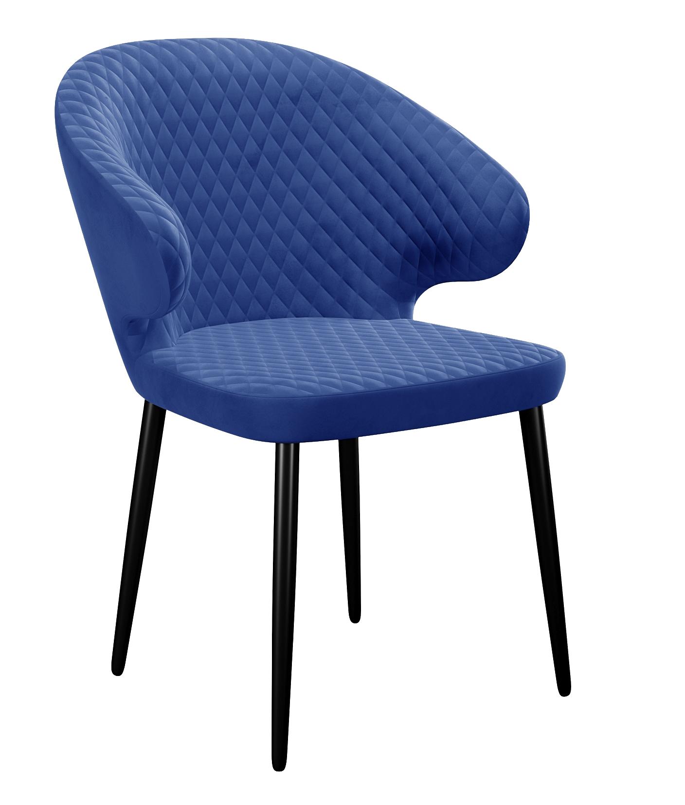 

Стул DikLine 355 синий велюр 62x58x86 (2 шт), 355