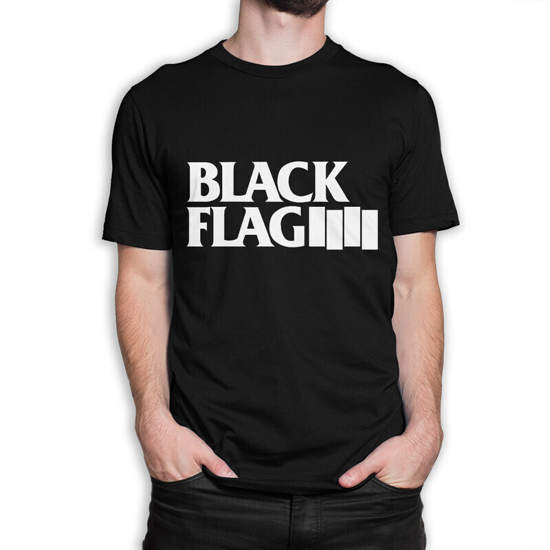 

Футболка мужская Dream Shirts Black Flag 1000520222 черная L, Black Flag 1000520222