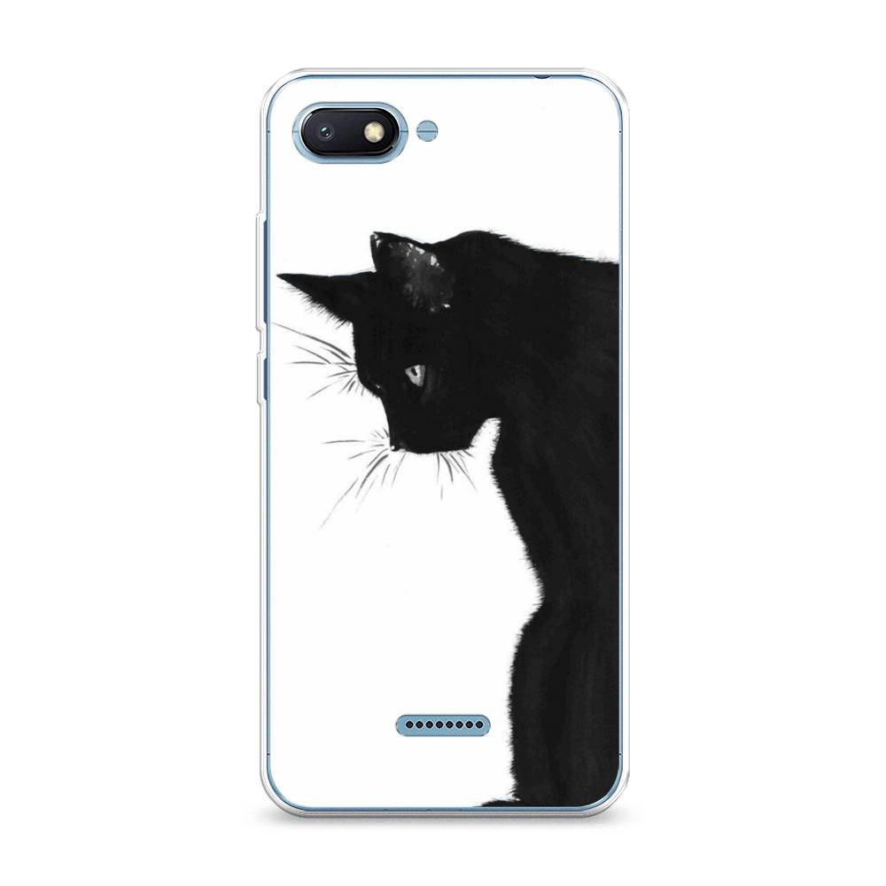 

Чехол Awog на Xiaomi Redmi 6A "Black cat", Черный;белый, 34150-1