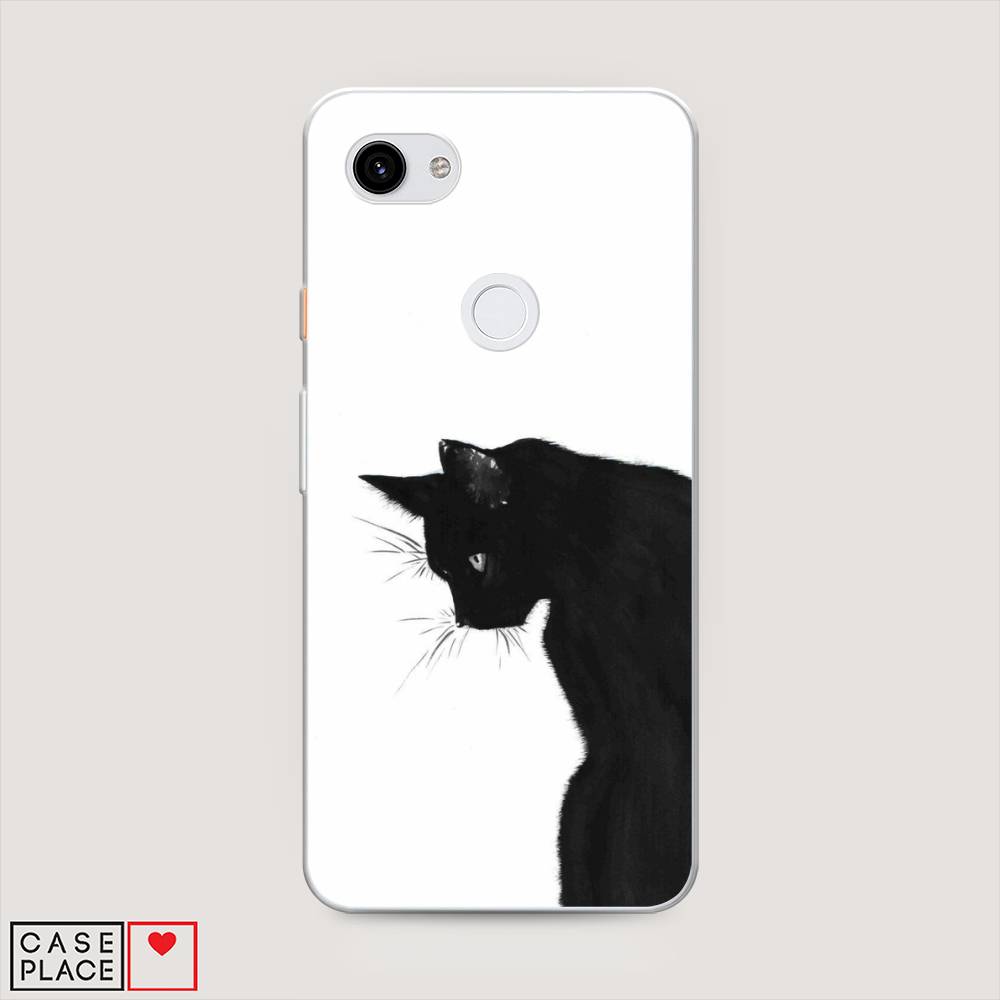 фото Чехол awog "black cat" для google pixel 3a xl