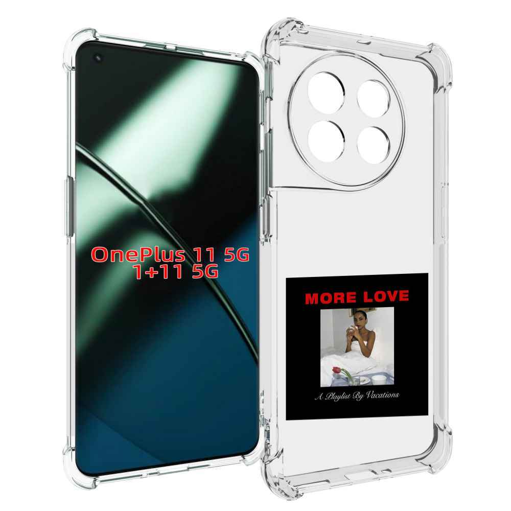 

Чехол MyPads Drake & Sade - More Love для OnePlus 11, Прозрачный, Tocco