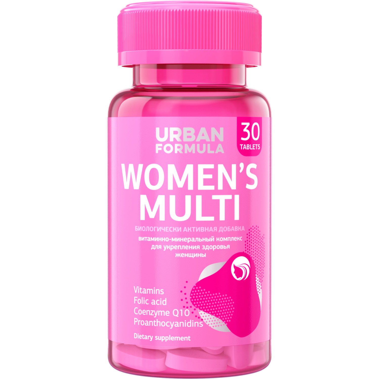 Купить Витаминно-минеральный комплекс для женщин Urban Formula от А до Zn таблетки 30 шт.
