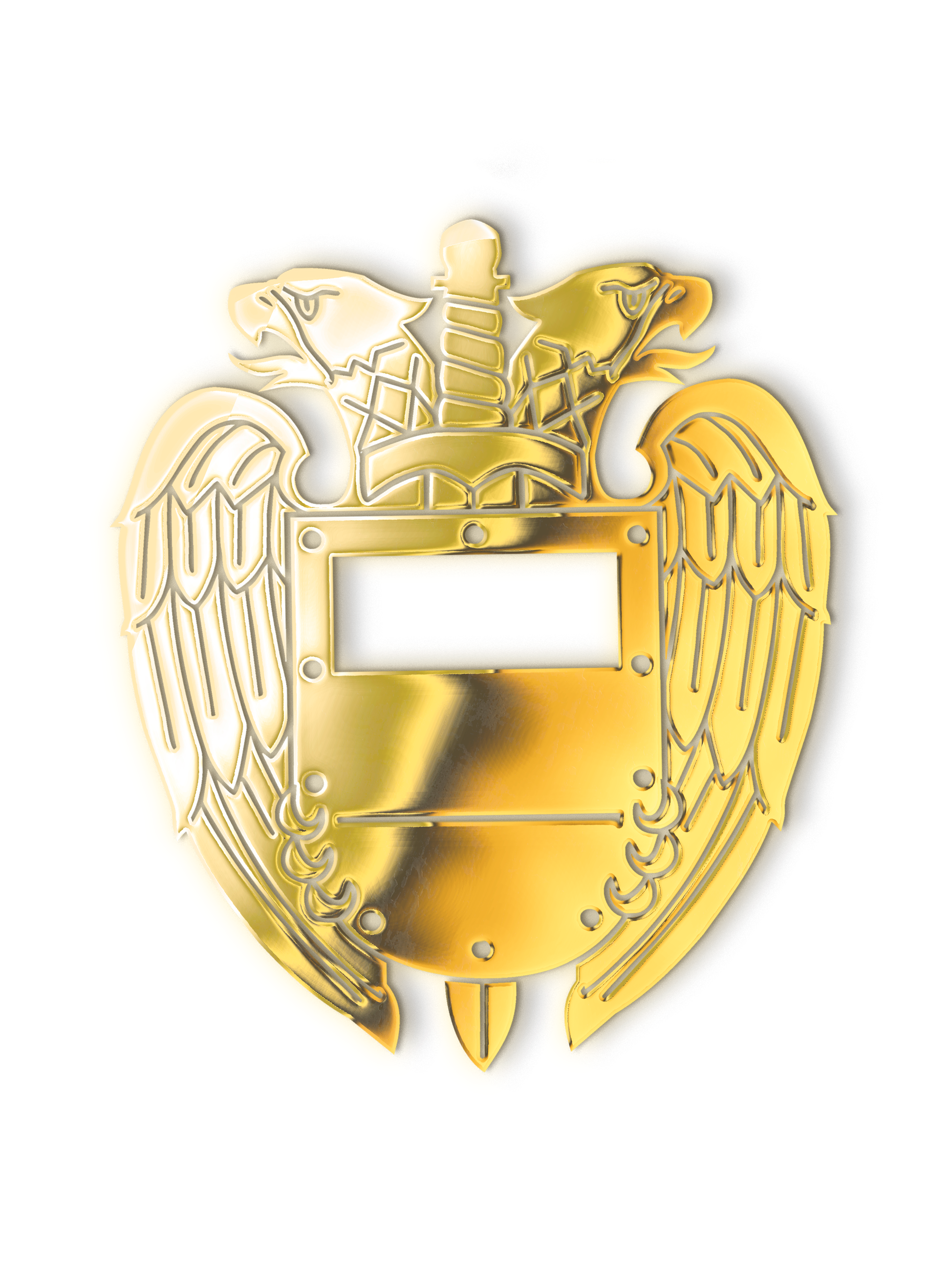

Наклейка металлическая Silver&Golden Sticker KstG50119 Эмблема ФСО 1 шт., Наклейки