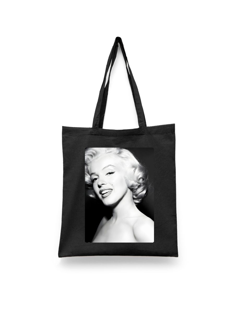 

Шоппер унисекс Каждому Своё Мэрилин Монро/Marilyn Monroe MZMM5, черный, Мэрилин Монро/Marilyn Monroe MZMM5