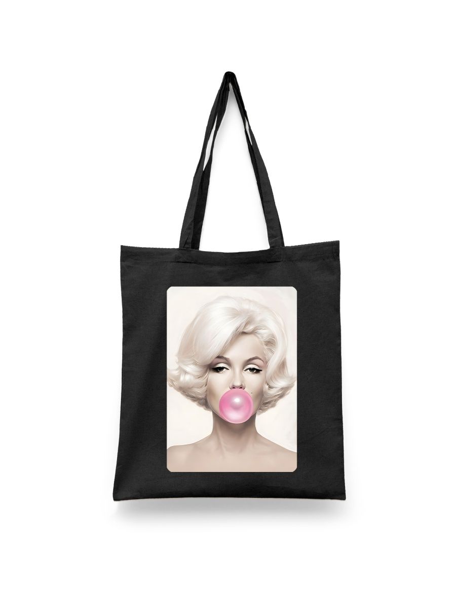 

Шоппер унисекс Каждому Своё Мэрилин Монро/Marilyn Monroe MZMM9, черный, Мэрилин Монро/Marilyn Monroe MZMM9