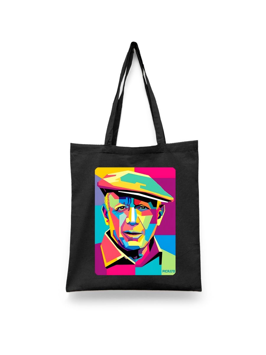 

Шоппер унисекс Каждому Своё Пабло Пикассо/Pablo Picasso IZPK10, черный, Пабло Пикассо/Pablo Picasso IZPK10