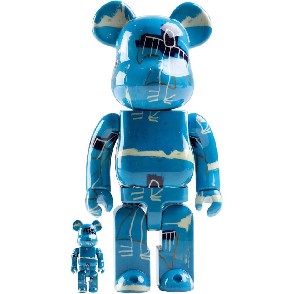 Фигурка Bearbrick Medicom Toy Jean Michel Basquiat V9 400% and 100%